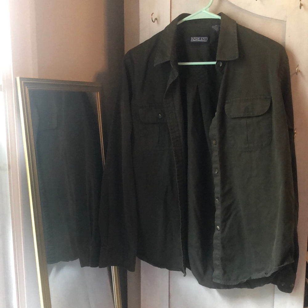 Lands End button up
